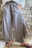 Frame Cotton Vintage Wash Barrel Pant Earth
